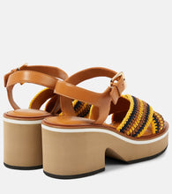 Clergerie Carya crochet platform sandals