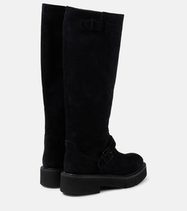 Clergerie Colby suede knee-high boots