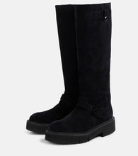 Clergerie Colby suede knee-high boots