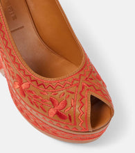 Clergerie Dylan leather platform wedges