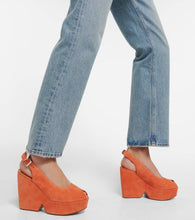 Clergerie Dylan suede platform sandals