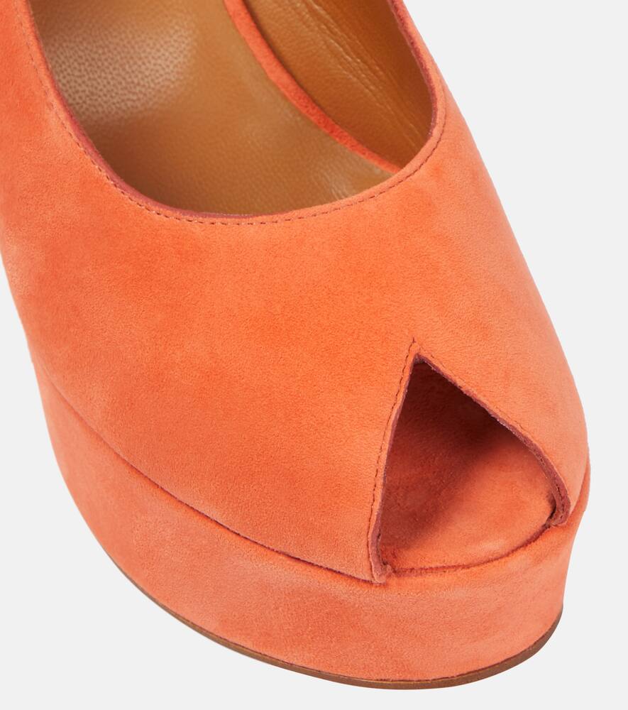 Clergerie Dylan suede platform sandals