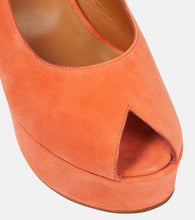 Clergerie Dylan suede platform sandals