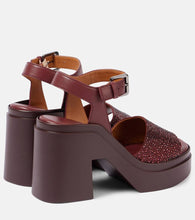Clergerie Nelio 110 embellished platform sandals