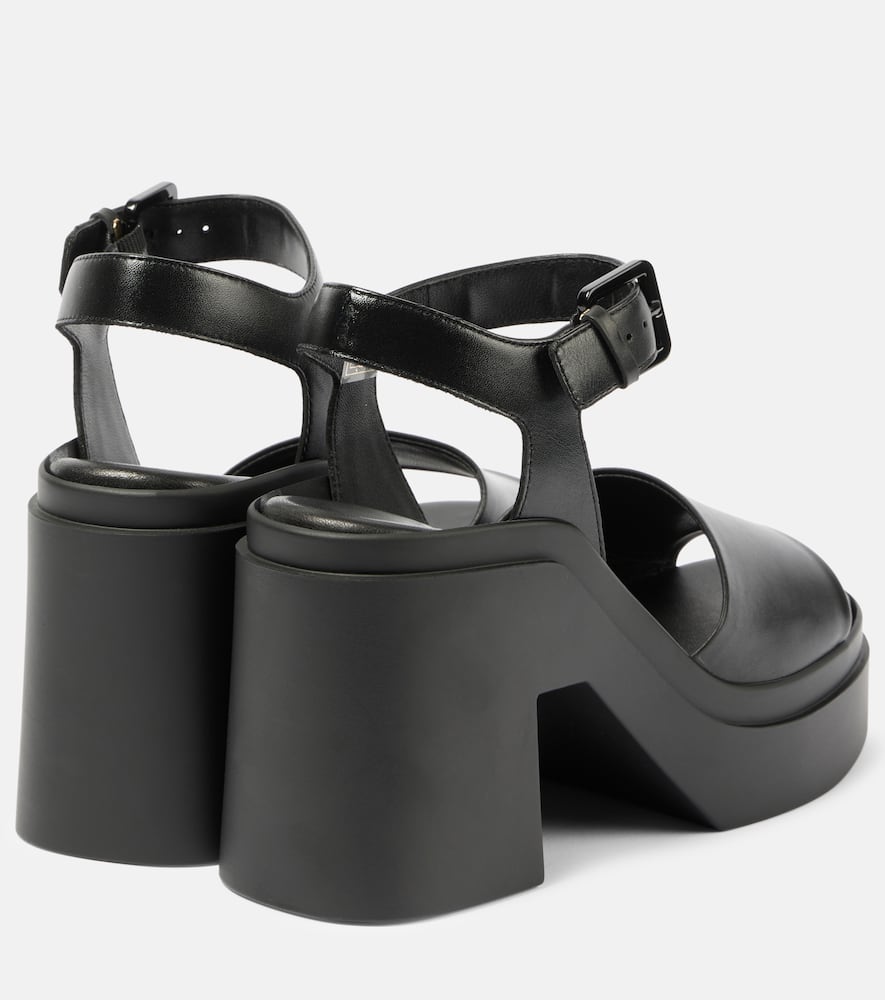 Clergerie Nelio leather platform sandals