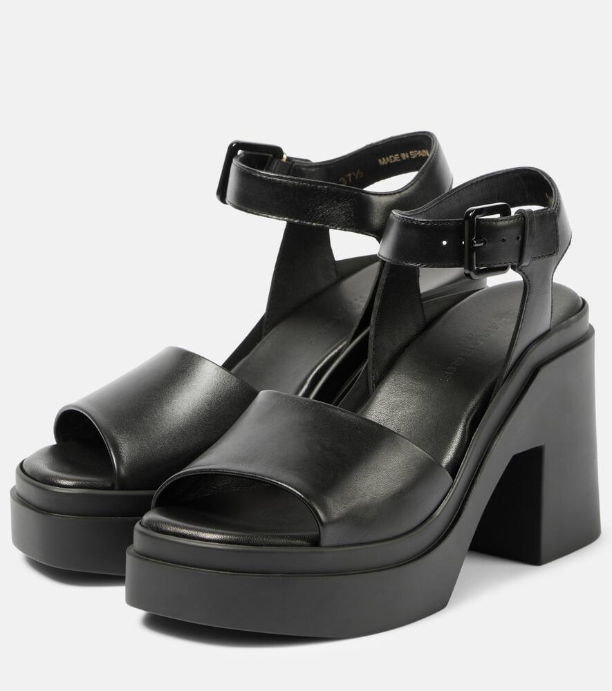 Clergerie Nelio leather platform sandals