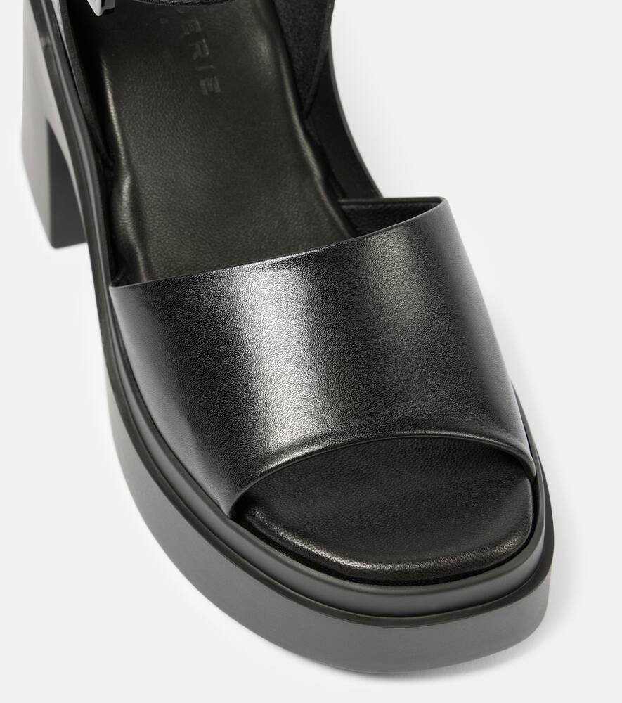 Clergerie Nelio leather platform sandals