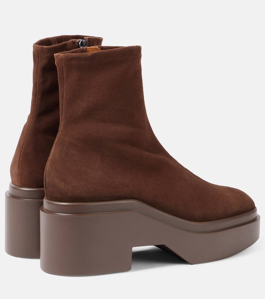 Clergerie Nelle suede platform ankle boots