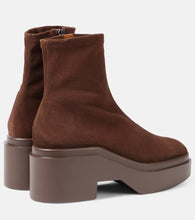 Clergerie Nelle suede platform ankle boots
