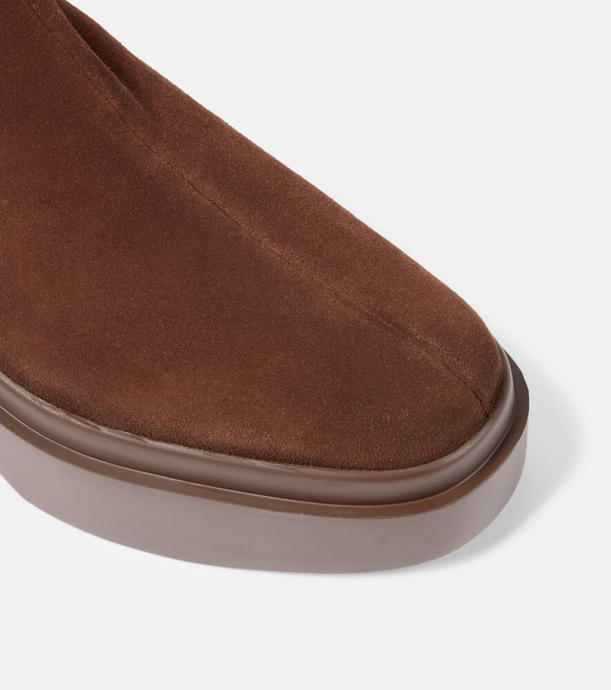 Clergerie Nelle suede platform ankle boots