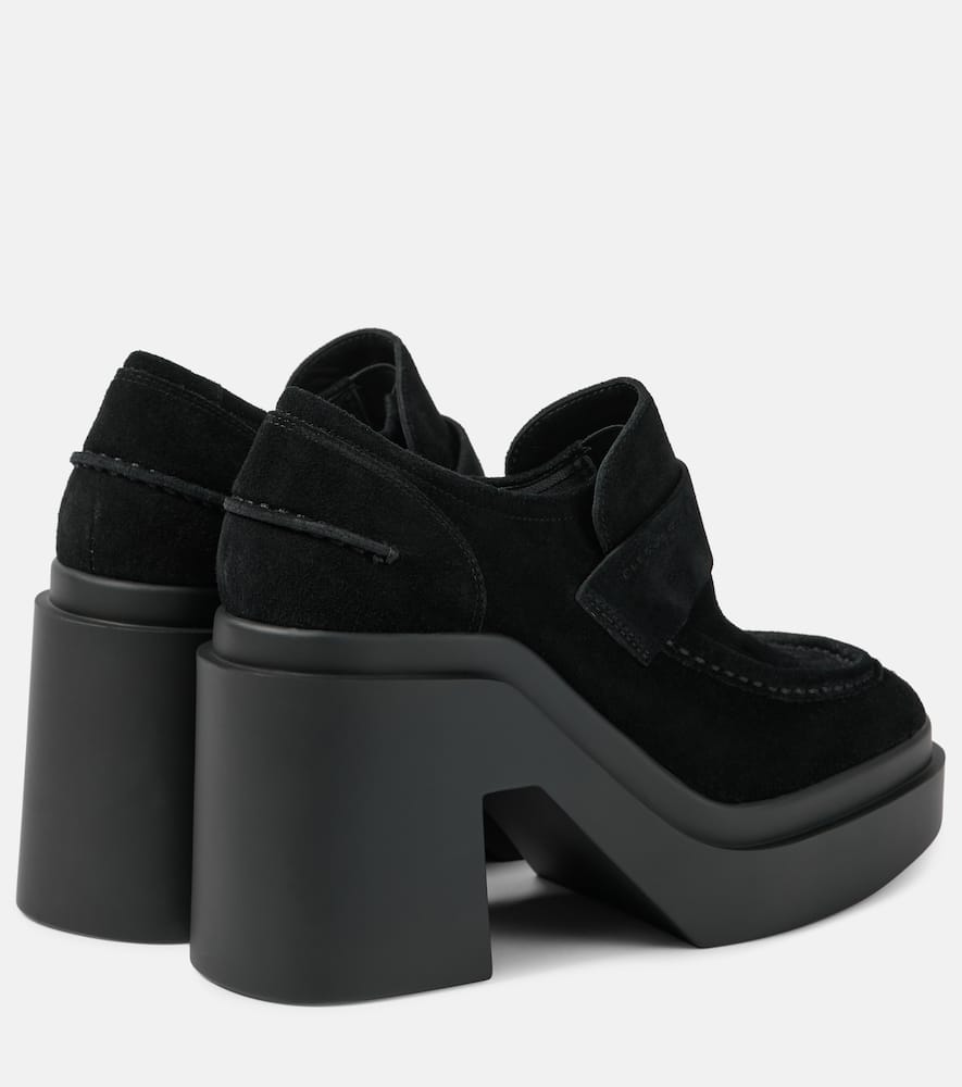 Clergerie Netta suede loafer pumps