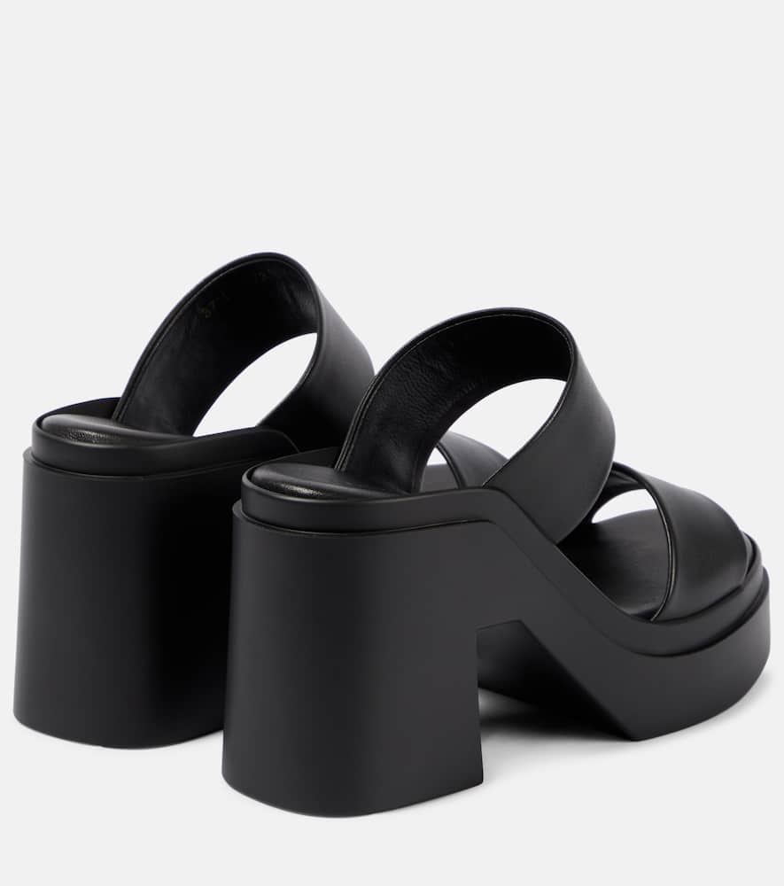 Clergerie Next leather platform mules
