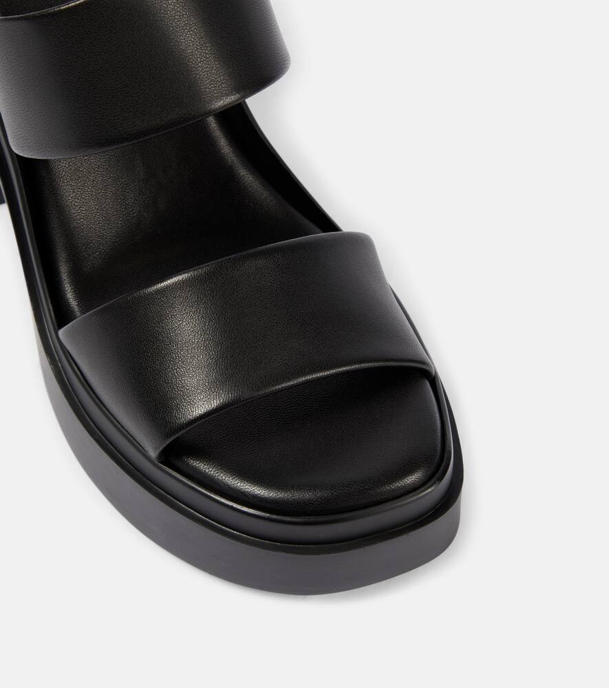 Clergerie Next leather platform mules