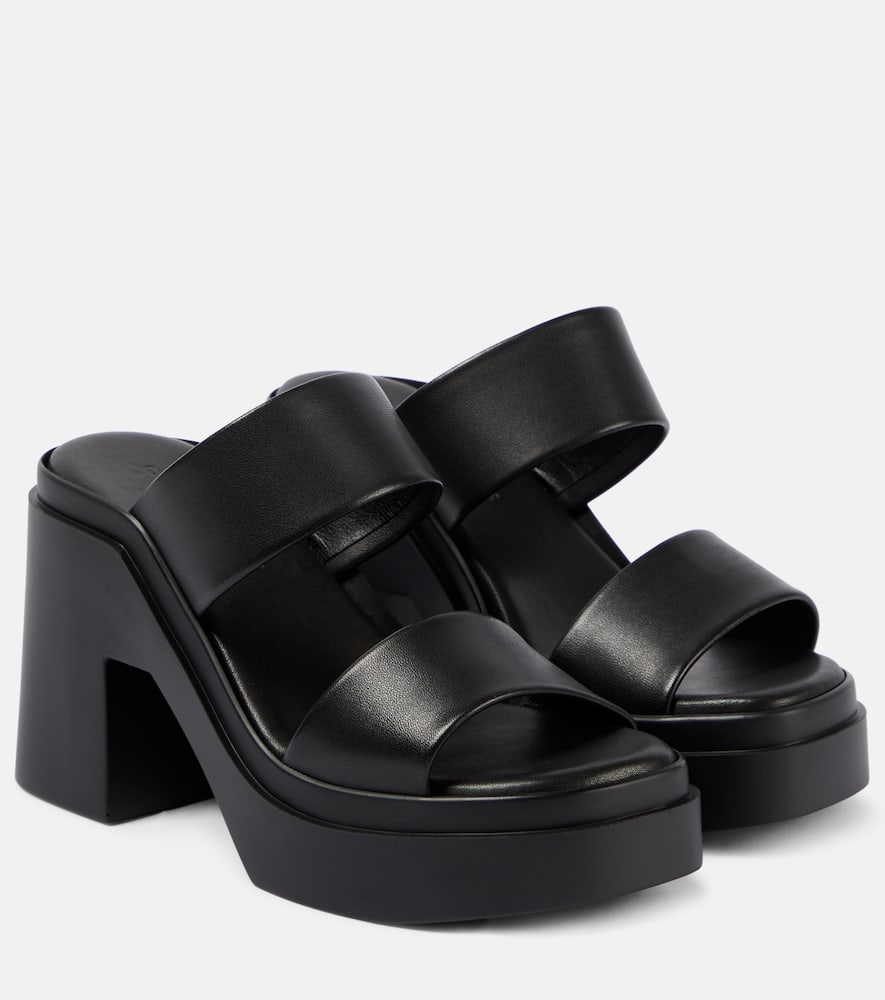 Clergerie Next leather platform mules