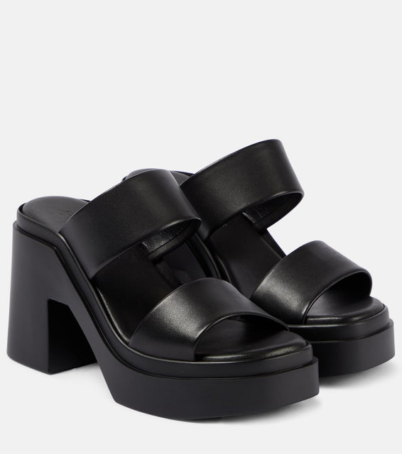 Clergerie Next leather platform mules