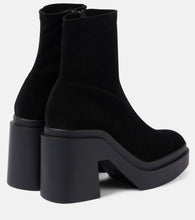Clergerie Nina suede platform ankle boots
