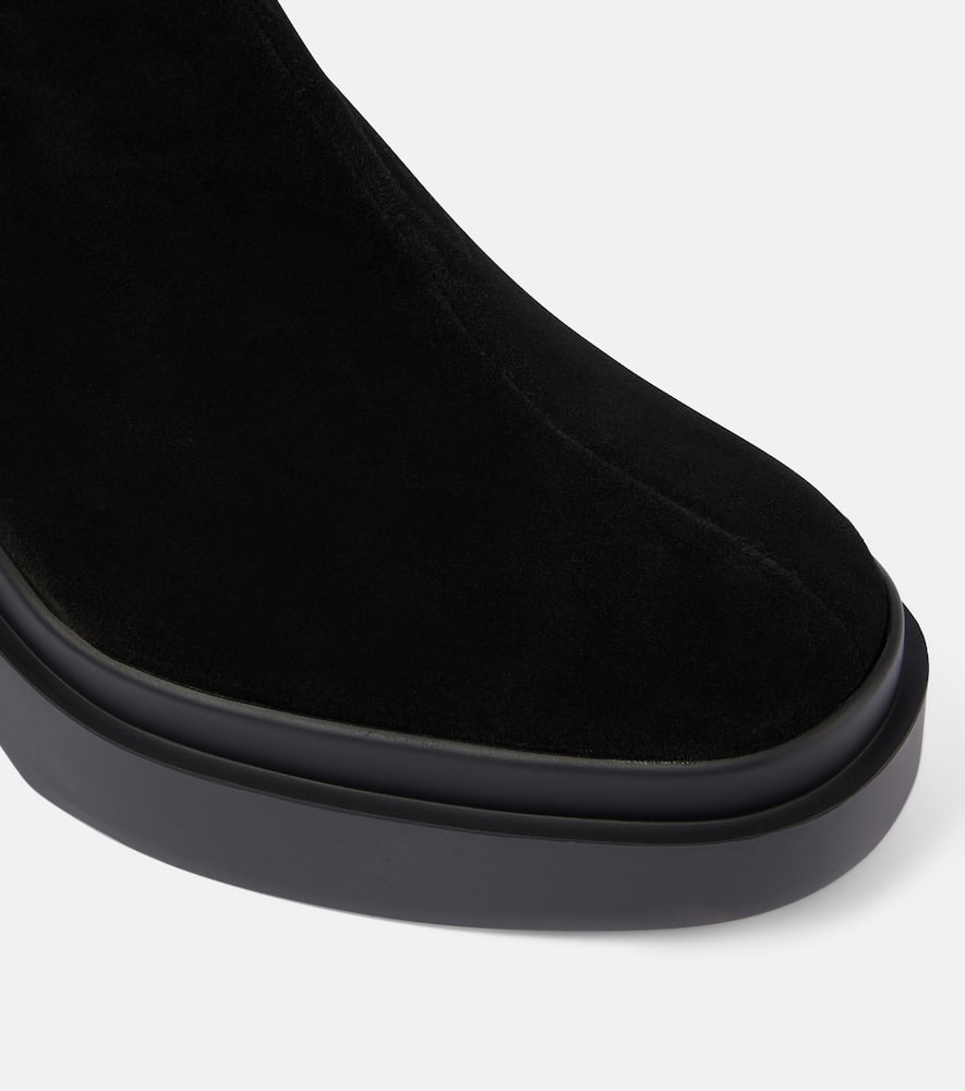 Clergerie Nina suede platform ankle boots