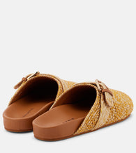 Clergerie Quinta raffia mules