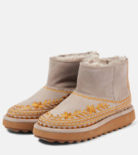Clergerie Zarina shearling-lined suede snow boots