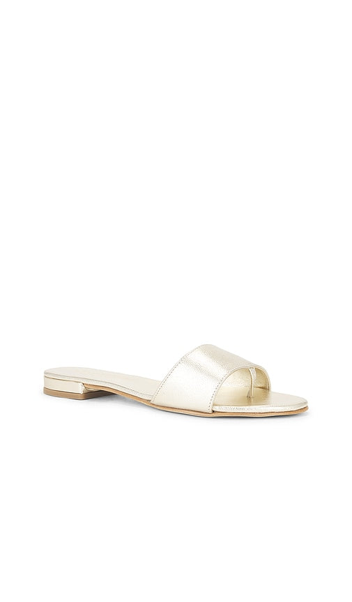 CoRNETTI Cannucce Sandal in Metallic Gold