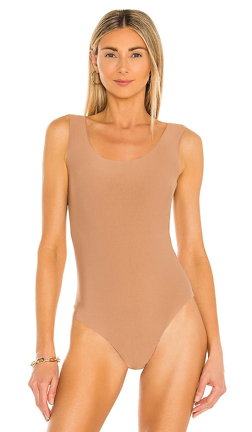 Commando Butter Tank Bodysuit in Brown