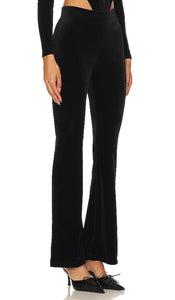 Commando Velvet Flare Legging in Black