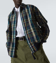 Comme des Garcons Homme Checked cotton and linen blouson