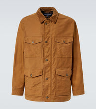 Comme des Garcons Homme Corduroy-trimmed cotton jacket