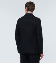 Comme des Garcons Homme Deux Chalk striped single-breasted blazer
