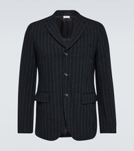 Comme des Garcons Homme Deux Chalk striped single-breasted blazer
