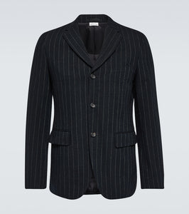 Comme des Garcons Homme Deux Chalk striped single-breasted blazer