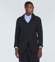 Comme des Garcons Homme Deux Pinstripe wool tweed blazer