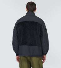 Comme des Garcons Homme Paneled faux shearling jacket
