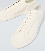 Common Projects Achilles leather and canvas sneakers