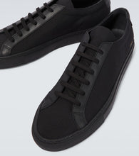 Common Projects Achilles leather and canvas sneakers