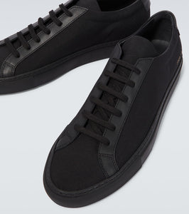 Common Projects Achilles leather and canvas sneakers