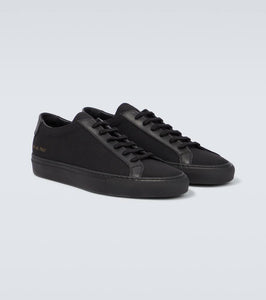 Common Projects Achilles leather and canvas sneakers