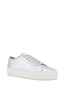 Common Projects Tournament Super Sneaker in Metallic Silver