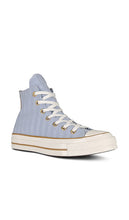 Converse Chuck 70 Herringbone Stripe Sneaker in Baby Blue