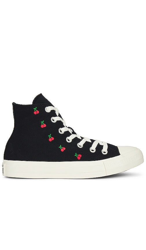 Converse Chuck Taylor All Star Cherries Sneaker in Black - Converse - Chuck Taylor All Star - Baskets Cerises - Noir - Converse Chuck Taylor All Star 樱桃运动鞋黑色 - Converse Chuck Taylor All Star Cherries Sneaker in Schwarz - Converse Chuck Taylor 올스타 체리 스니커즈블랙 색상 - Sneaker Converse Chuck Taylor All Star Cherries in nero
