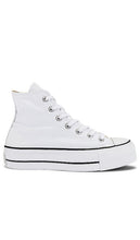 Converse Chuck Taylor All Star Lift Hi Sneaker in White - Converse - Chuck Taylor All Star Lift - Baskets montantes - Blanc - Converse Chuck Taylor All Star Lift Hi 白色运动鞋 - Converse Chuck Taylor All Star Lift Hi Sneaker in Weiß - Converse 척테일러 올스타 리프트 하이 스니커즈 화이트 색상 - Converse Chuck Taylor All Star Lift Hi Sneaker in bianco