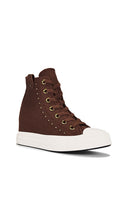 Converse Chuck Taylor All Star Wedge Sneaker in Burgundy