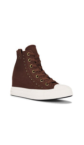 Converse Chuck Taylor All Star Wedge Sneaker in Burgundy