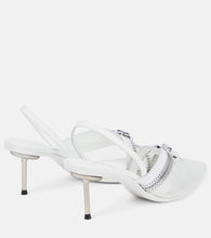 Coperni Clear Zip PVC slingback pumps