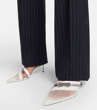 Coperni Clear Zip PVC slingback pumps
