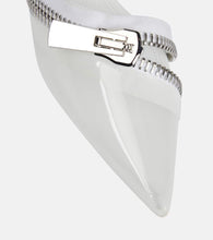 Coperni Clear Zip PVC slingback pumps