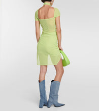 Coperni Cutout jersey minidress