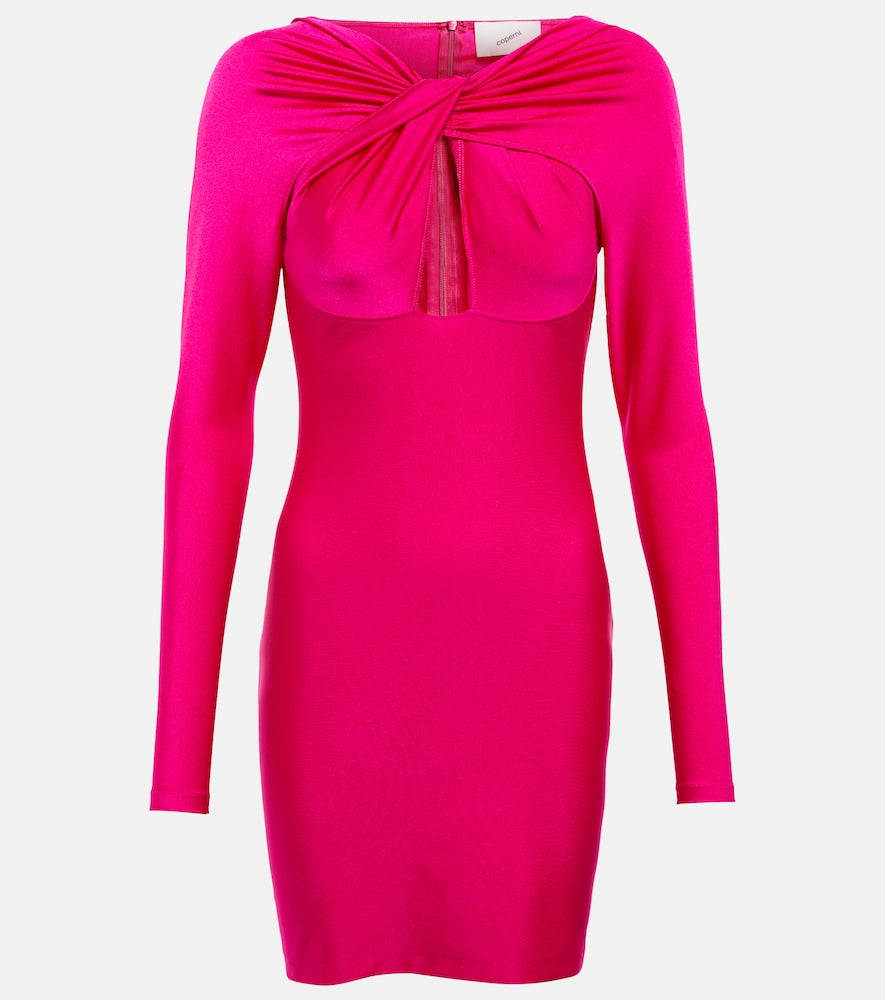 Coperni Cutout jersey minidress. Coperni 镂空针织迷你连衣裙