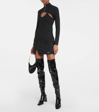 Coperni Cutout wool-blend minidress