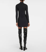 Coperni Cutout wool-blend minidress